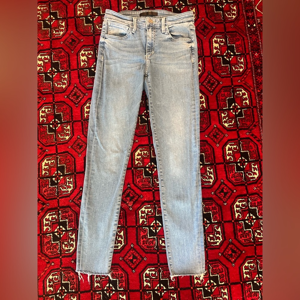 JOE’S Flawless The Icon mid-rise skinny ankle jeans.